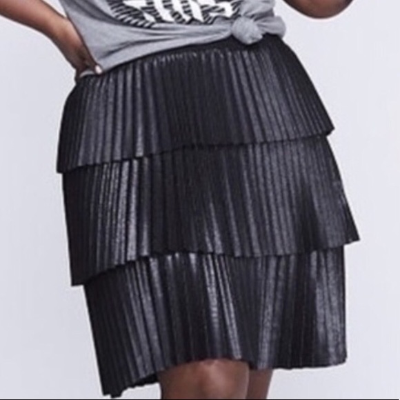 Lane Bryant Dresses & Skirts - Metallic 3Tiered Skirt